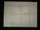 Ensemble de 6 faire-part- D&eacute;c&egrave;s, mariages et fian&ccedil;ailles - XIXe si&egrave;cle. 