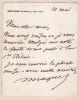 Auguste Maquet - Lettre autographe sign&eacute;e - Errata d'&eacute;dition - Sainte-Mesme. Auguste Maquet