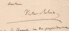 Victor Bohain - Lettre autographe sign&eacute;e - L'Europe litt&eacute;raire - 1832. Victor Bohain