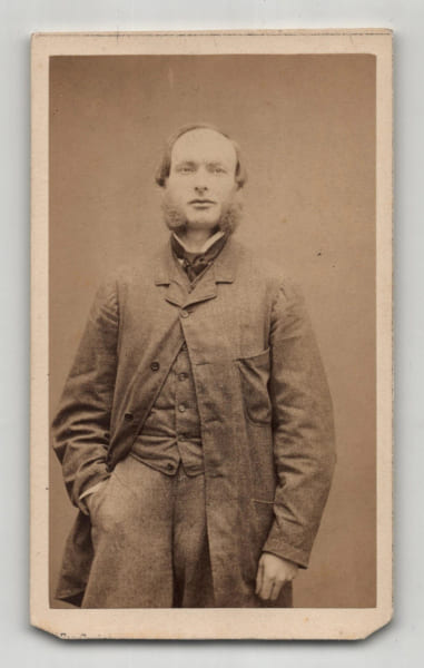 Photographie d'&eacute;poque format carte de visite de Dillon (journaliste, Duel de Caderousse) par &Eacute;tienne Carjat - XIX&egrave;me si&egrave;cle. &Eacute;tienne Carjat