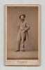 Photographie d'&eacute;poque format carte de visite de Jules Franceschi (sculpteur) par Pierre Petit - XIX&egrave;me si&egrave;cle. Pierre Petit