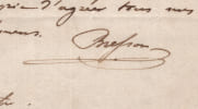 Charles-Joseph, comte Bresson - Lettre autographe sign&eacute;e - Chambre des D&eacute;put&eacute;s. Charles-Joseph Bresson