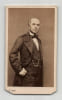 Photo d'&eacute;poque format carte de visite d'&Eacute;tienne Arago par &Eacute;tienne Carjat - XIXe. &Eacute;tienne Carjat