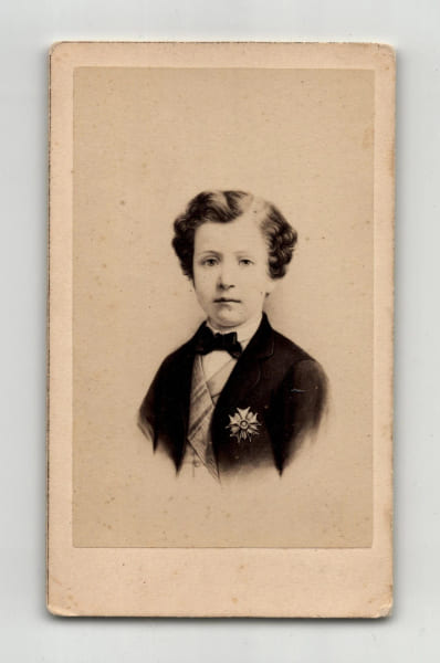 Photo format CDV du Prince Imp&eacute;rial Louis-Napol&eacute;on par Neurdein &Eacute;diteur - XIXe. Neurdein &Eacute;diteur