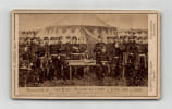 Photomontage CDV Napol&eacute;on III & son &Eacute;tat-Major Camp de Ch&acirc;lons 1870 par Appert. Eug&egrave;ne Appert