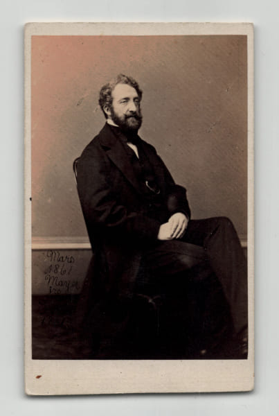 Photo d'&eacute;poque CDV de Louis d'Orl&eacute;ans, Duc de Nemours, par Mayer Fr&egrave;res - XIXe. Mayer Fr&egrave;res