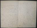 Emile de Najac - Lettre autographe sign&eacute;e - Th&eacute;&acirc;tre &agrave; Quimper - 1867. Emile de Najac