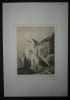 Hubert Clerget - Lithographie lav&eacute;e sur pierre - Maison &agrave; Bougival - 1844. Hubert Clerget