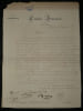Lettre sign&eacute;e par R&eacute;gnier & 7 autres &agrave; Achille Dev&eacute;ria - Don de dessins - 1846. R&eacute;gnier, Provost, Beauvallet, Geffroy et autres soci&eacute;taires de la ...