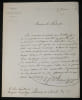 Comte Tascher de La Pagerie - Lettre autographe sign&eacute;e &agrave; Troplong - 1853. Comte Tascher de La Pagerie