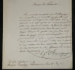 Comte Tascher de La Pagerie - Lettre autographe sign&eacute;e &agrave; Troplong - 1853. Comte Tascher de La Pagerie