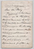 Lettre autographe sign&eacute;e - Annexion de la Savoie &agrave; la France. Marc Fournier