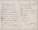 Lettre autographe sign&eacute;e - Annexion de la Savoie &agrave; la France. Marc Fournier
