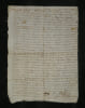 Lot de 4 pi&egrave;ces manuscrites - Entre-Deux-Mers - XVIIe, XVIIIe, XIXe. 