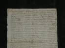 Lot de 4 pi&egrave;ces manuscrites - Entre-Deux-Mers - XVIIe, XVIIIe, XIXe. 