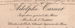 Adolphe Carnot - Lettre autographe sign&eacute;e - D&eacute;c&egrave;s d'Eug&egrave;ne Risler - 15 ao&ucirc;t 1905. Adolphe Carnot