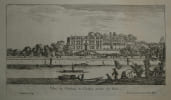 Isra&euml;l Silvestre - Eau-forte - Ch&acirc;teau de Chaillot sur la Seine - XVIIe si&egrave;cle. Isra&euml;l Silvestre