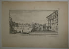 Isra&euml;l Silvestre - Eau-forte - Ch&acirc;teau de Saint-Germain-en-Laye - XVIIe si&egrave;cle. Isra&euml;l Silvestre