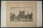 &Eacute;cole hollandaise (anonyme) - Notre-Dame de Paris, gravure au burin - XVIIe s.. &Eacute;cole hollandaise (anonyme)