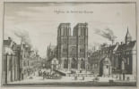 &Eacute;cole hollandaise (anonyme) - Notre-Dame de Paris, gravure au burin - XVIIe s.. &Eacute;cole hollandaise (anonyme)