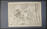 Nicolas de Fer - Plan grav&eacute; des ch&acirc;teaux de Saint-Germain-en-Laye - 1705. Nicolas de Fer
