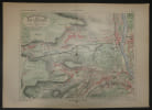 Malte-Brun - Carte grav&eacute;e colori&eacute;e - Saint-Cloud et ses environs - XIXe s.. Victor-Adolphe Malte-Brun