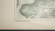 Malte-Brun - Carte grav&eacute;e colori&eacute;e - Saint-Cloud et ses environs - XIXe s.. Victor-Adolphe Malte-Brun