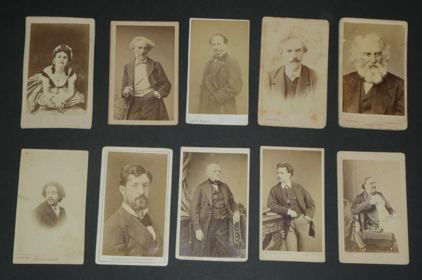 Lot de 10 photos CDV Artistes, Musiciens et C&eacute;l&eacute;brit&eacute;s : Constant, Capoul, .... 