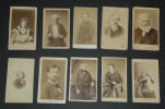 Lot de 10 photos CDV Artistes, Musiciens et C&eacute;l&eacute;brit&eacute;s : Constant, Capoul, .... 