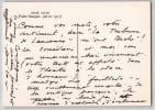 Ren&eacute; Char - Carte autographe sign&eacute;e &agrave; Catherine Valogne - Confidences - 1968. Ren&eacute; Char