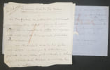 Granier de Cassagnac - Manuscrit autographe sign&eacute; - Sur le P&egrave;re Ventura. Granier de Cassagnac