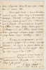 Charles Loiret - Lettre autographe sign&eacute;e &agrave; E. About &Eacute;cole Normale de Paris 1864. Charles Loiret
