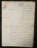 Dossier notarial bordelais sign&eacute;, Purge hypoth&eacute;caire d'une vente &agrave; Caud&eacute;ran 1825. Anselme