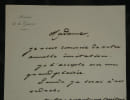 G&eacute;n&eacute;ral Daumas - Lettre autographe sign&eacute;e Minist&egrave;re de la Guerre Alg&eacute;rie - 1857. G&eacute;n&eacute;ral Eug&egrave;ne Daumas