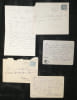 Albert Maignan - Lot de 3 lettres autographes sign&eacute;es - Desfontaines - 1894-95. Albert Maignan