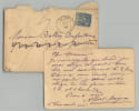 Albert Maignan - Lot de 3 lettres autographes sign&eacute;es - Desfontaines - 1894-95. Albert Maignan