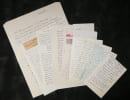 Andr&eacute; Beucler - 4 lettres et 5 cartes autographes sign&eacute;es - Nice - 1960-1985. Andr&eacute; Beucler