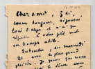 G&eacute;n&eacute;ral Weiss - Lettre pneumatique autographe sign&eacute;e - Alger 1942. G&eacute;n&eacute;ral Weiss