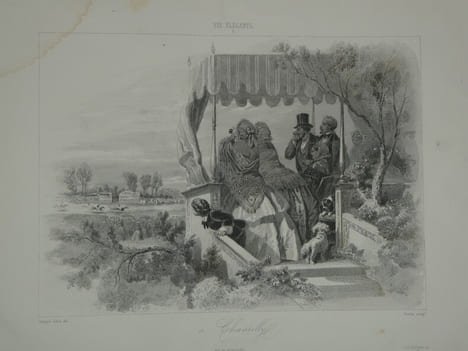 Vie élégante de la Société Parisienne, Dessins de Compte-Calix gravés sur acier. François-Claudius Compte-Calix