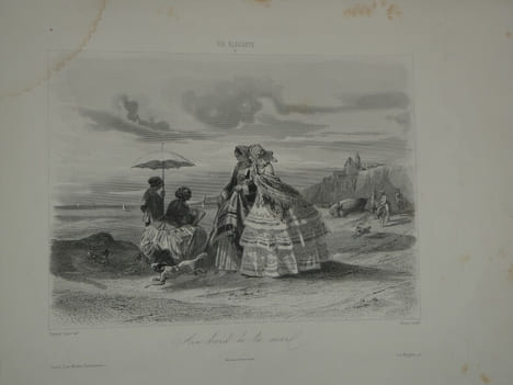 Vie élégante de la Société Parisienne, Dessins de Compte-Calix gravés sur acier. François-Claudius Compte-Calix