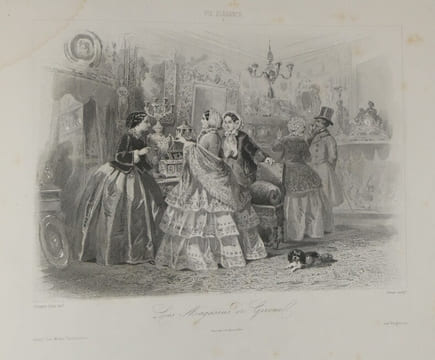 Vie élégante de la Société Parisienne, Dessins de Compte-Calix gravés sur acier. François-Claudius Compte-Calix