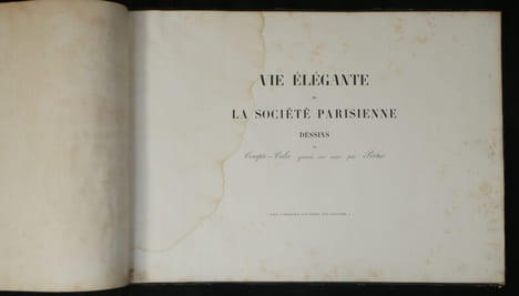 Vie élégante de la Société Parisienne, Dessins de Compte-Calix gravés sur acier. François-Claudius Compte-Calix