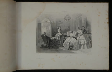 Vie élégante de la Société Parisienne, Dessins de Compte-Calix gravés sur acier. François-Claudius Compte-Calix