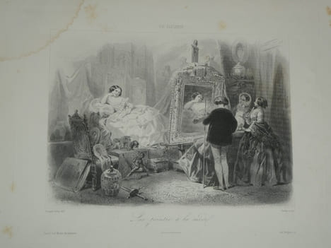 Vie élégante de la Société Parisienne, Dessins de Compte-Calix gravés sur acier. François-Claudius Compte-Calix