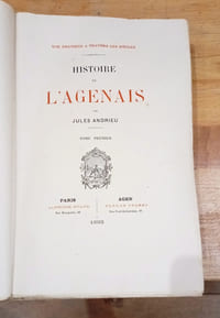 HISTOIRE DE L'AGENAIS (UNE PROVINCE A TRAVERS LES SIECLES)