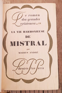 LA VIE HARMONIEUSE DE MISTRAL