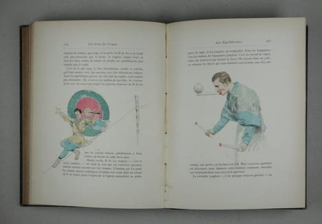 Les jeux du Cirque et la vie foraine. Illustrations de Jules Garnier.. Le Roux, Hugues: