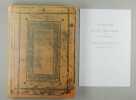 L'histoire de la belle M&eacute;lusine. Reproduction en fac-simile de l'&eacute;dtion de Gen&egrave;ve imprim&eacute;e par A. Steinschaber en 1478.Pr&eacute;face par W.-J. Meyer.. Jean ...