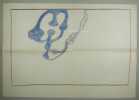 Aquarell auf Papier, zweifach gefaltet. Unten rechts bezeichnet Rolf W 73. Rückseitig mit der Werknummer G 228.. Winnewisser, Rolf: