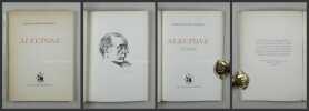 Alectone. Avec un portrait dessiné par Jean Apothéloz.. Crisinel, Edmond-Henri: